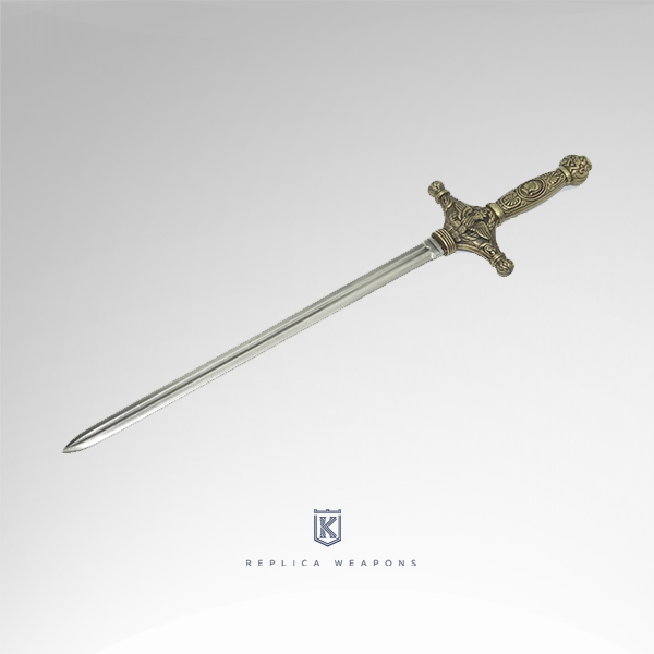 Abre cartas replica de espada napoleon con empuñadura dorada 25 cm
